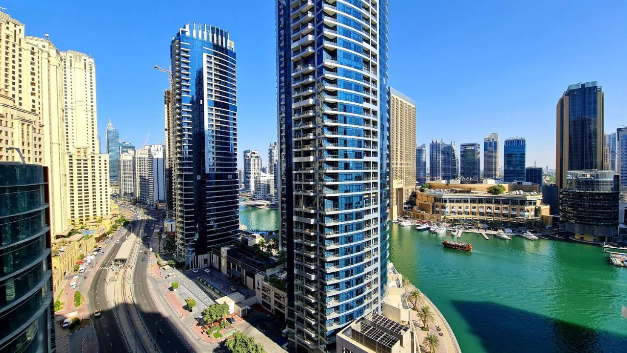 Marco Polo - Stunning Marina Views , High Floor, Close To Tram Dubai Dış mekan fotoğraf